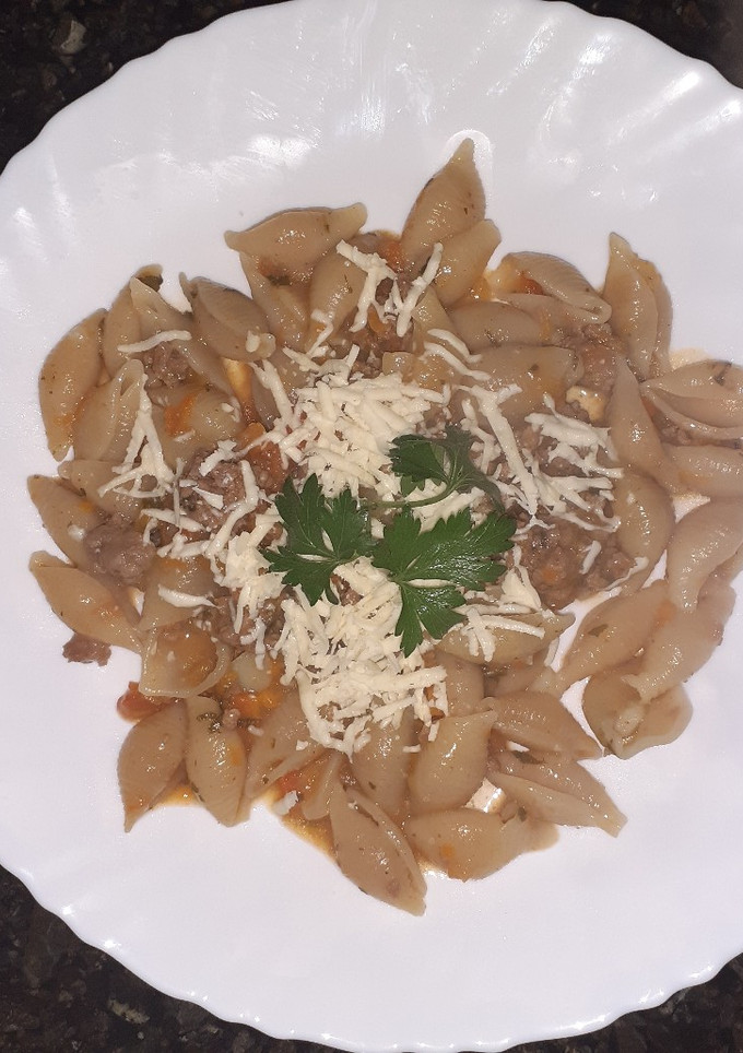 Una foto de One Pot Pasta de Fideos Caracol