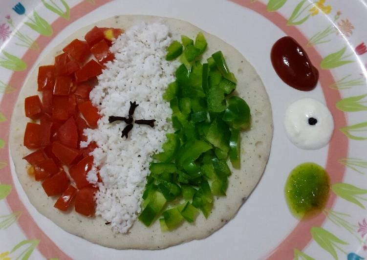 Tricolour uttapam