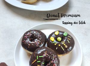Foto resep Donat Premium (topping dcc leleh)