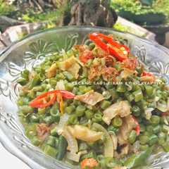 A picture of Kacang Tumis Saus Tiram.