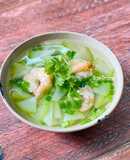 Canh Bí Chanh Nấu Tôm