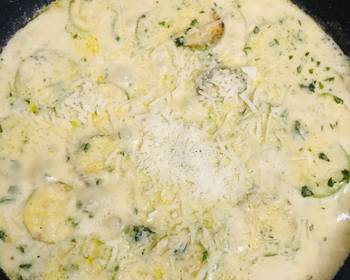 The New Way Cooking Recipe Zucchini in creamy lemon butter sauce Delicious