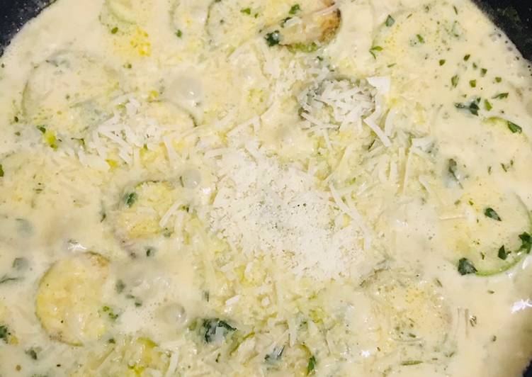 Step-by-Step Guide to Prepare Award-winning Zucchini in creamy lemon butter sauce