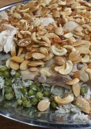 صورة لوصفة ارز بالبازيلا والدجاج