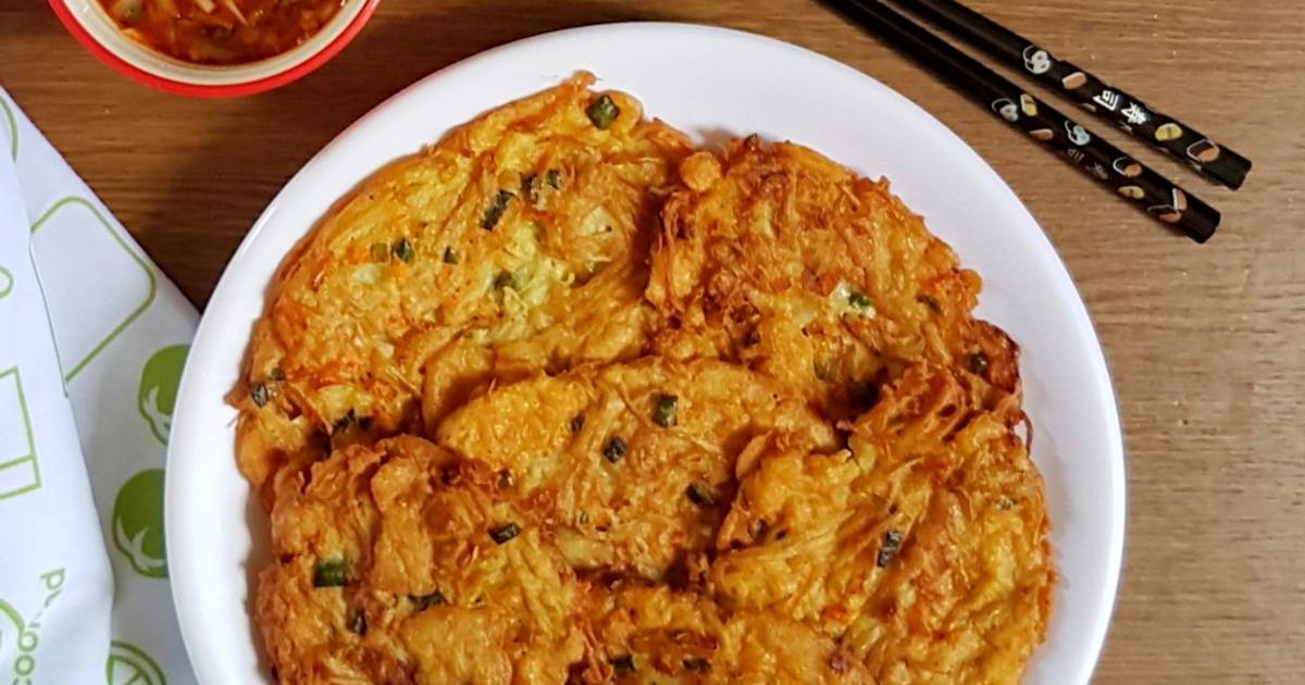 Resep Korean Enoki Mushroom Pancake oleh lidia lestari Cookpad