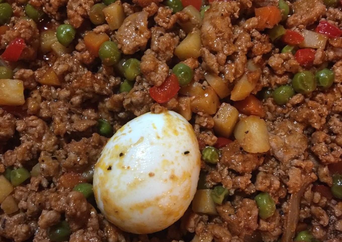 Pork Picadillo (Pork giniling)