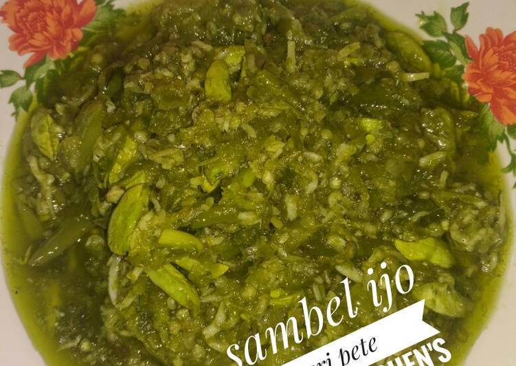Sambel ijo teri pete padang