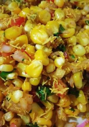 कॉर्न चाट (corn chat recipe in marathi) रेसिपी चे मुख्य फोटो