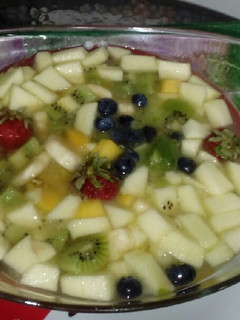 Una foto de Ensalada de frutas