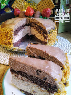 Foto resep Hazelnut Chocolate Cake (Gluten Free)