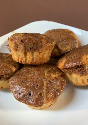 Una foto de Muffins marmolados