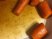 A picture of butter glazed carrots
