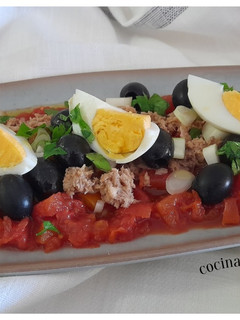 Una foto de Ensalada murciana -moje o mojete-