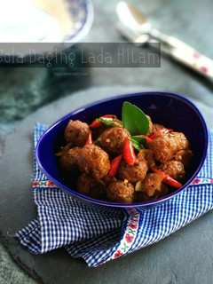 Foto resep Bola Daging Lada Hitam
