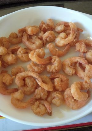 Foto resep Udang tepung goreng