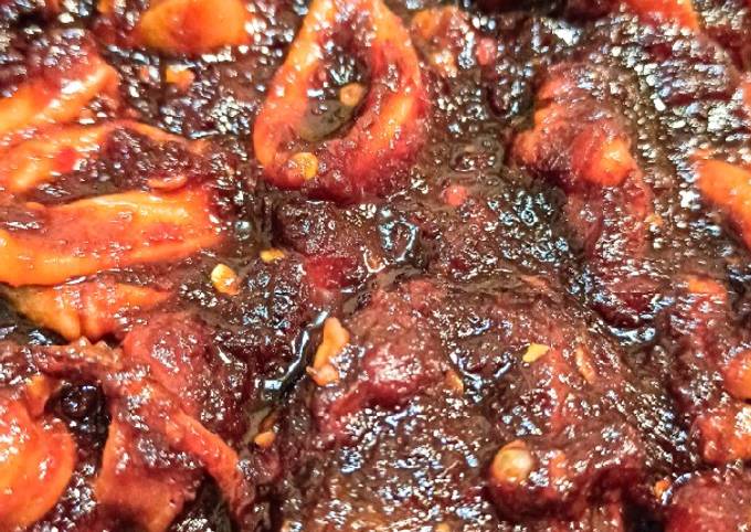 Resep Cumi Kecap Asam Pedas oleh Ari Safitri - Cookpad