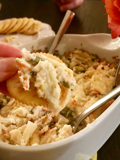 A picture of Hot Krab & Asparagus Dip.