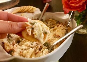 Easy Recipe Hot Krab  Asparagus Dip Delicious Perfect