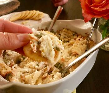 Easy Recipe Hot Krab  Asparagus Dip Delicious Nutritious