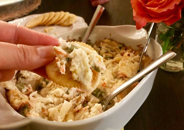 Hot Krab &amp; Asparagus Dip