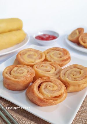 Foto resep Egg Chicken Roll ala Bento