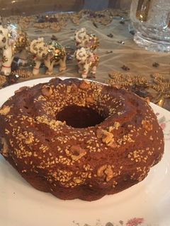 عکسی از دستور كيك خرما رژيمی