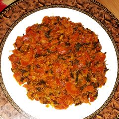 A picture of Gajjar methi ka salan.