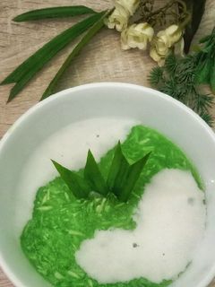 Foto resep Bubur ganepo pandan khas Kaltim