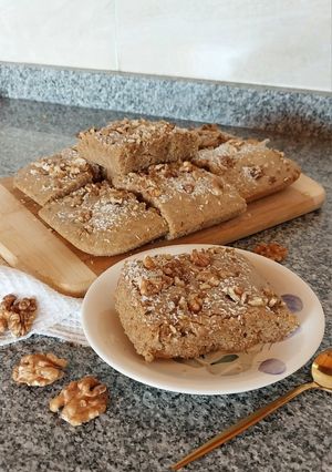 Una foto de •Cuadrados integral de nueces 🌰