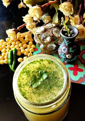 A picture of Subja sattu drink.