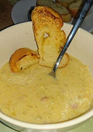 Foto resep Sup krim kentang dan jagung