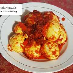 A picture of Telur balado Petra mommy.