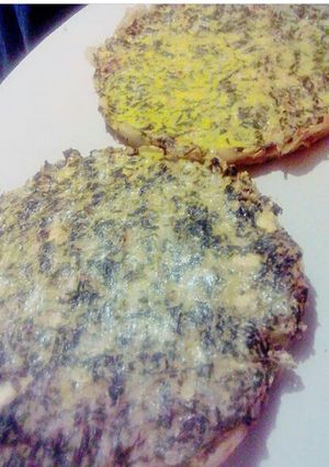 Una foto de Tarta de acelga con base de papas