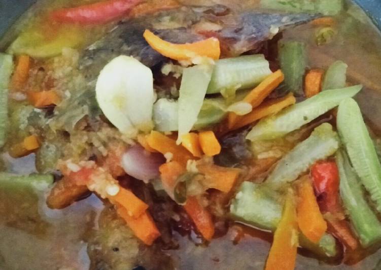 Ikan bumbu kuning asam manis asin bisa buat si bocil juga 😚