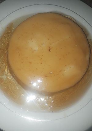 Una foto de Quesillo con leche condensada
