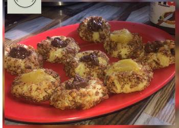 Update, Cooking Recipe Thimble cookies with Nutella and lemon curd filling recipe by khabs kitchen Restaurant Style
