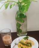 Kanda poha with peanut