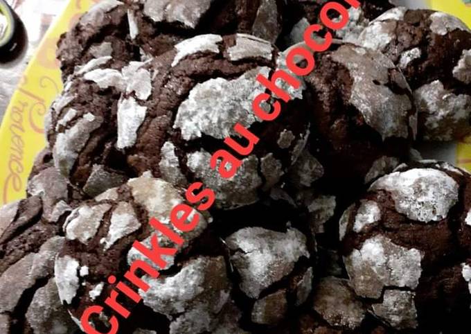 Crinkles au chocolat