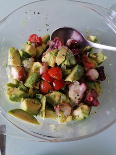 Una foto de Ceviche de pulpo