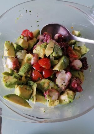 Una foto de Ceviche de pulpo
