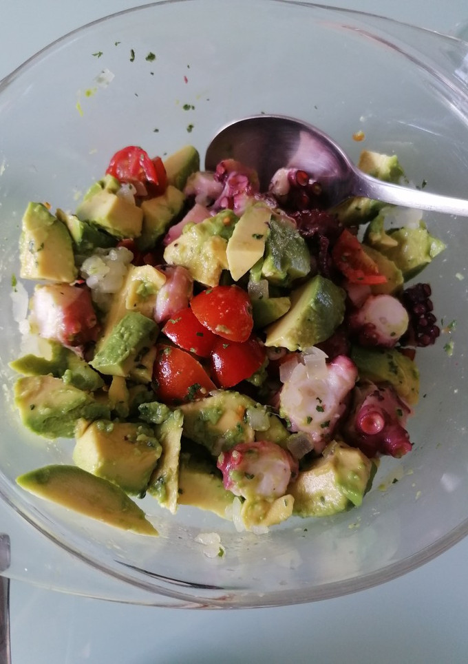 Una foto de Ceviche de pulpo
