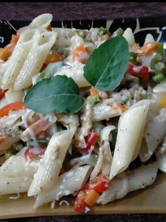 चीज़ी वेजिटेबल पास्ता (cheesy vegetable pasta recipe in Hindi) रेसिपी मुख्य फोटो