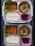 Bekal Pampis Tuna dan Tumis Taoge