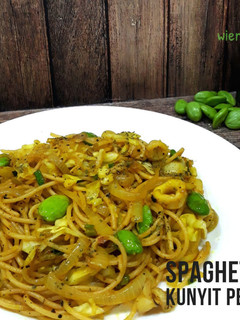 Foto resep Spaghetti Kunyit Petai