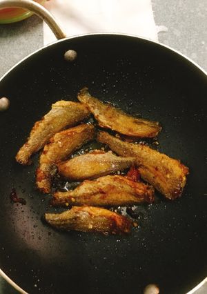 Hình của món Khô lù đù ram chua ngọt.
