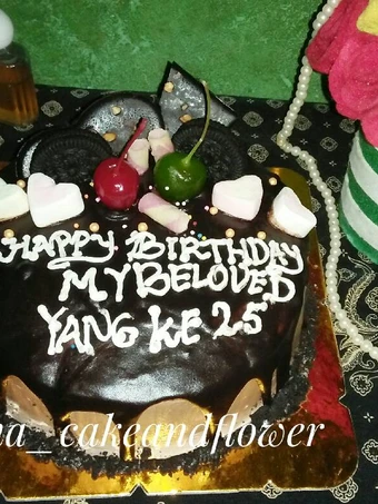 Cara Mudah Menyiapkan Resep  Cake ultah brownies kukus tanpa coklat batang yang Sempurna, Enak Banget