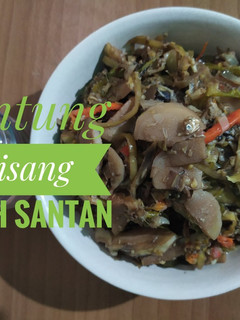 Foto resep Jantung pisang kuah santan