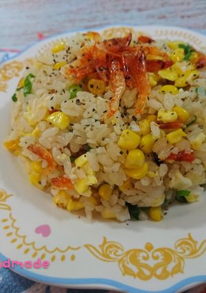 櫻花蝦炒飯 的食譜成品照片