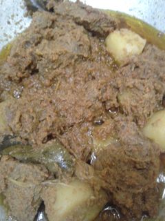 Foto resep Rendang daging kentang