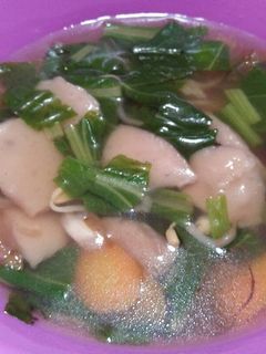 Foto resep Sayur Sawi Bakso (Mpasi 1y)